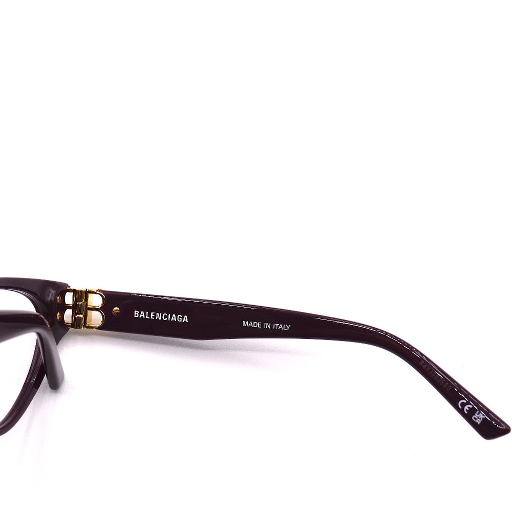 NEW BALENCIAGA BB0172O 003 VIOLET AUTHENTIC EYEGLASSES FRAME - Picture 12 of 15